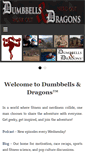 Mobile Screenshot of dumbbellsanddragons.com